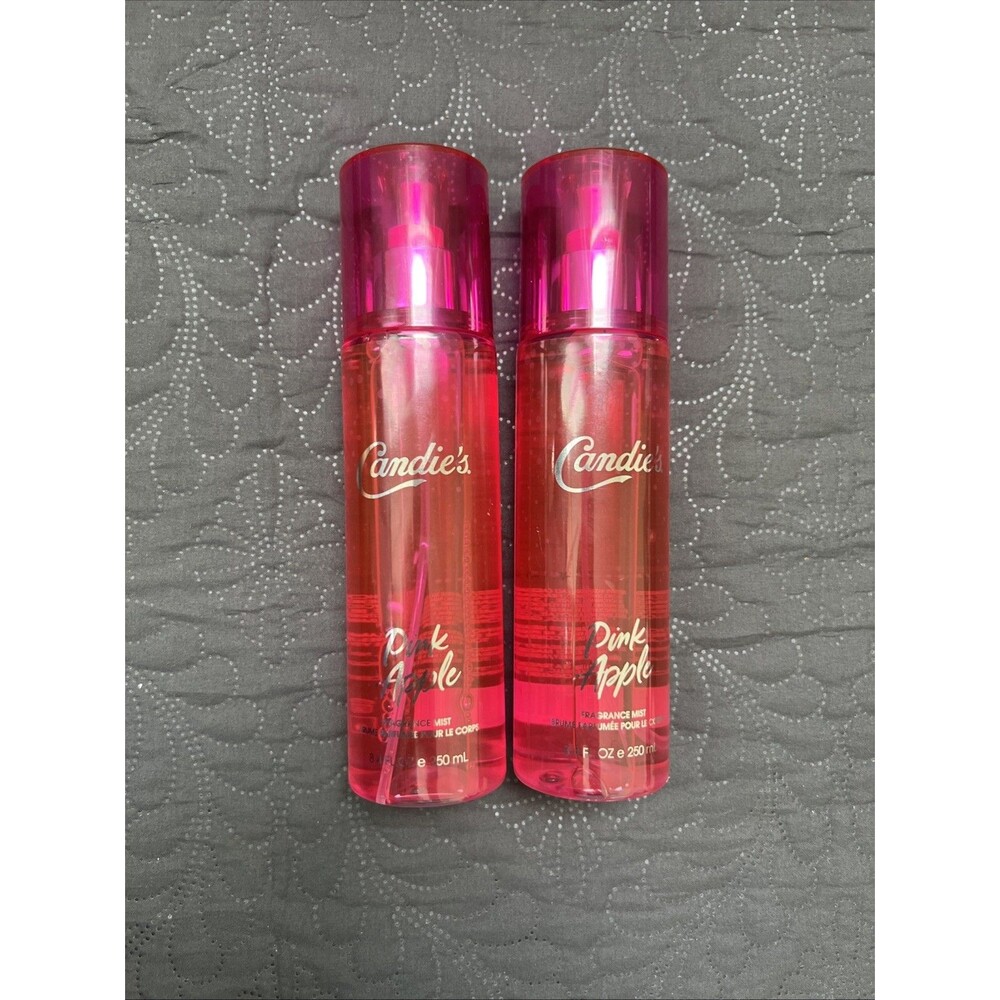 Candie's Pink Apple Fragrance Mist 8.4oz/250ML Beauty Bath Body Aromatherapy 2pc